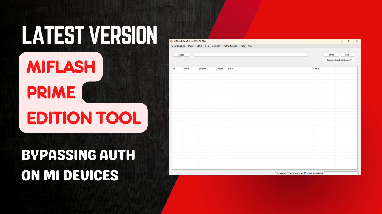 Miflash prime edition tool free flash tool for redmi & mi devices