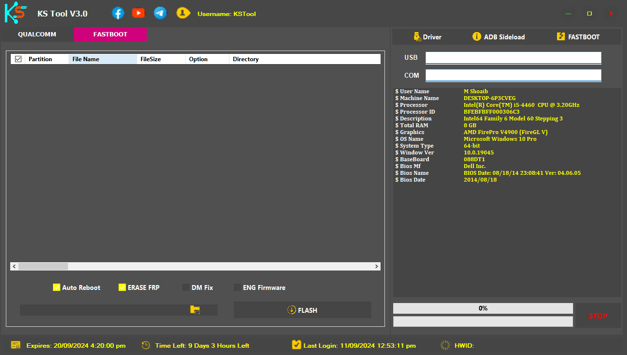 Ks tool v3. 0 unlocking and flashing tool Ks tool v3. 0 unlocking and flashing tool