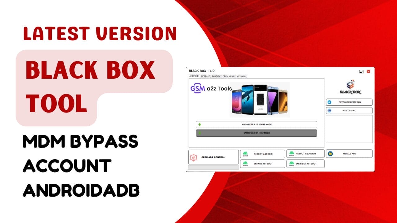 Black box tool mdm bypass account androidadb Black box tool mdm bypass account androidadb