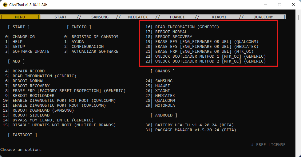 Cixxitool android suite tool