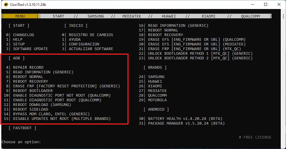 Cixxitool android suite