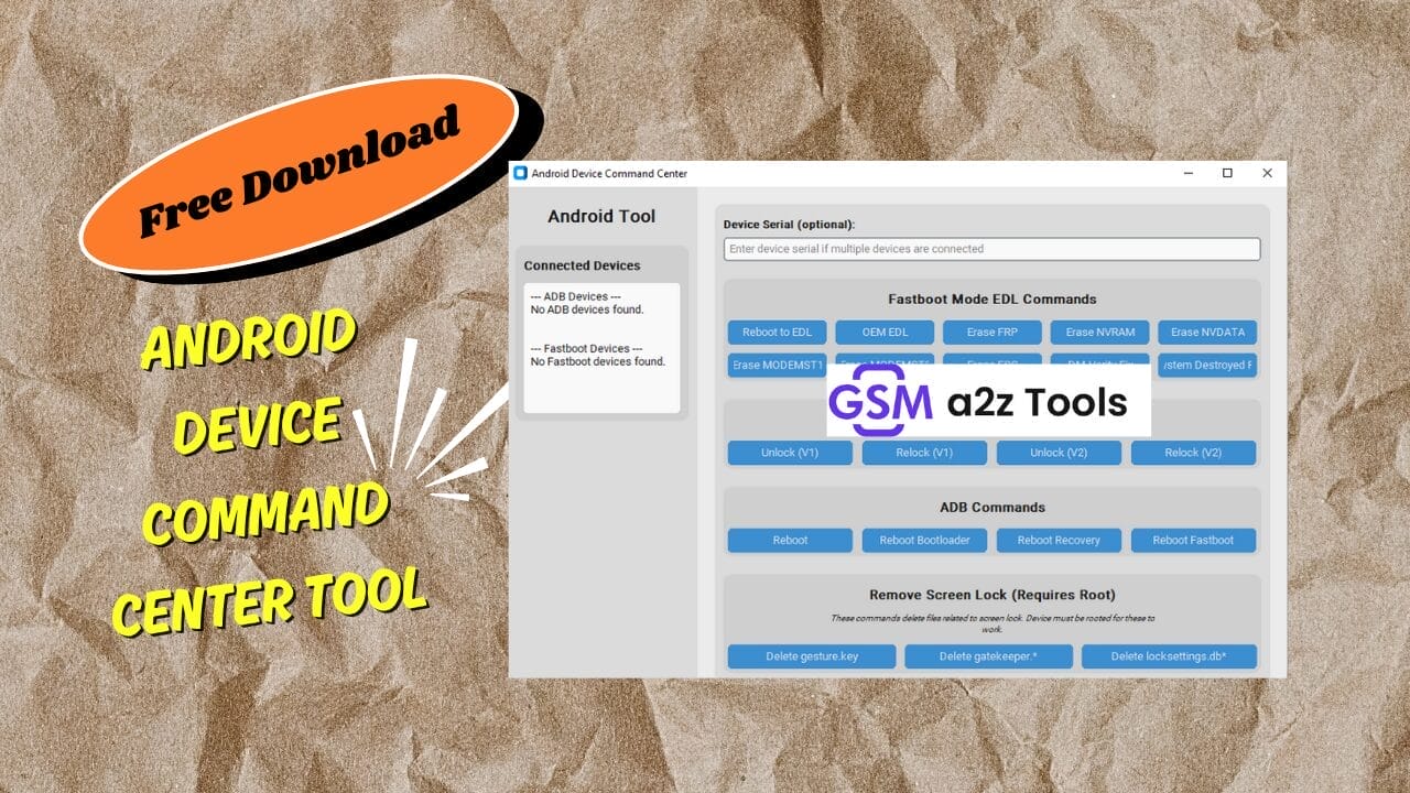 Android device command center tool free download