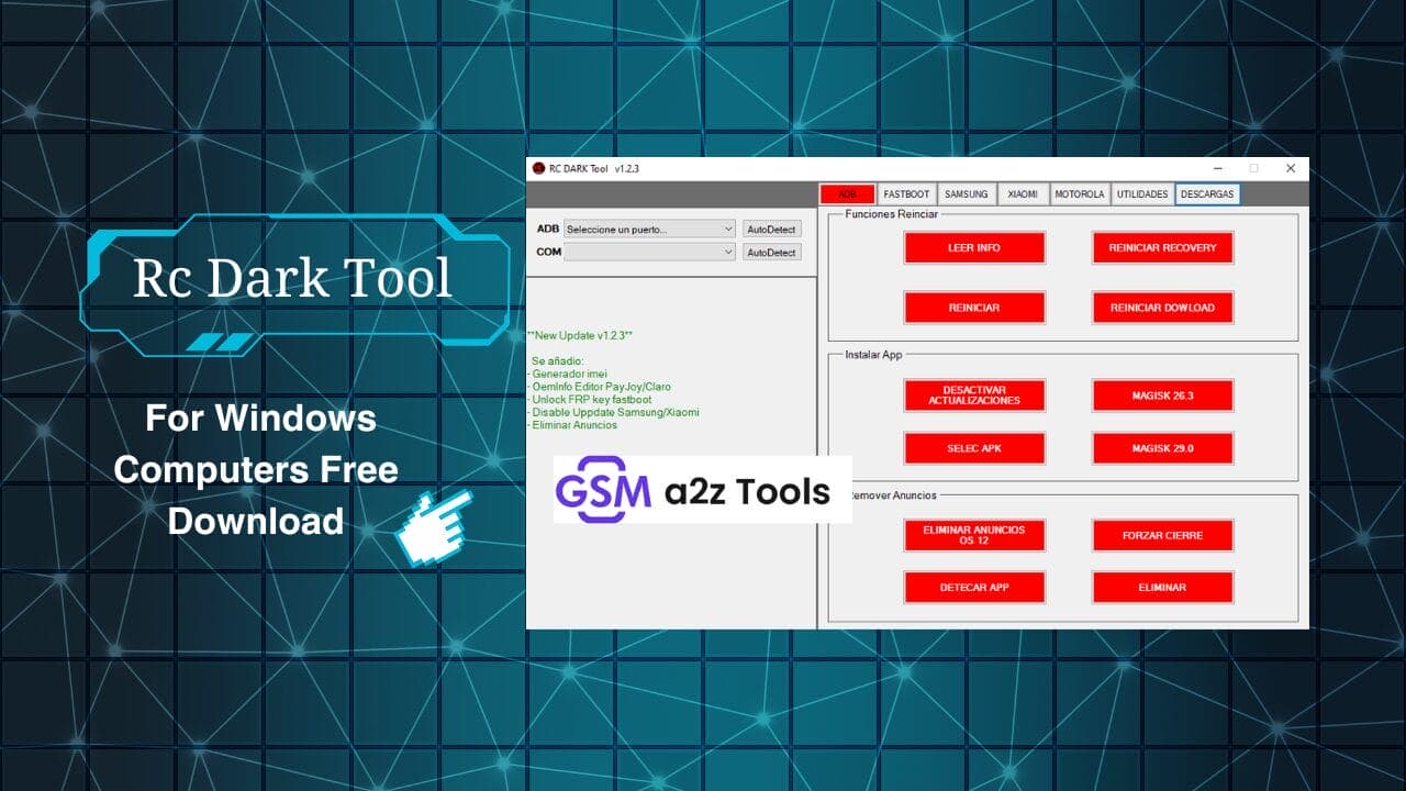 Rc dark tool v1. 2. 3 for windows computers free download