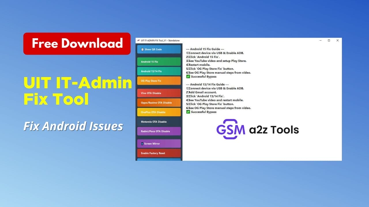 Uit it-admin fix tool v1 fix android issues free download