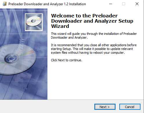 Preloader downloader tool