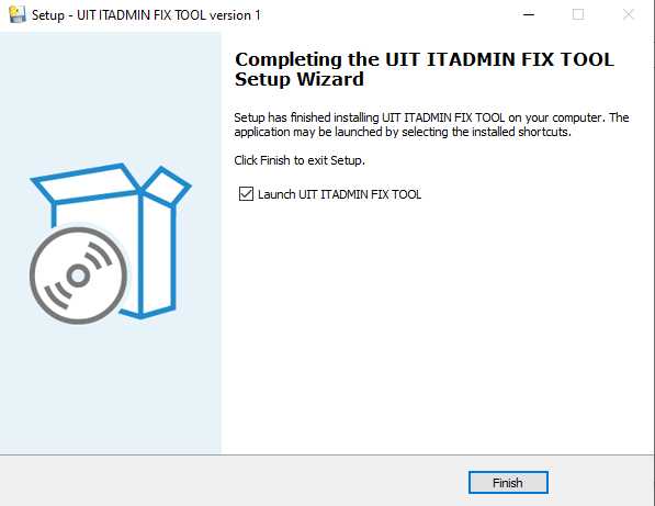 Uit it admin fix tool