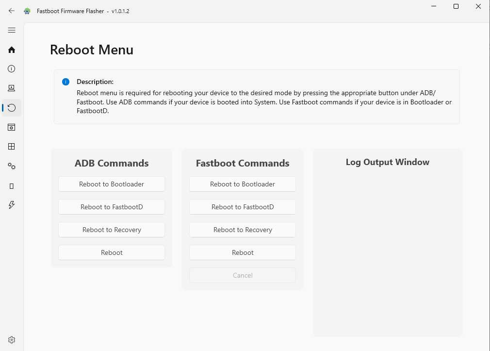 Fastboot firmware flasher tool