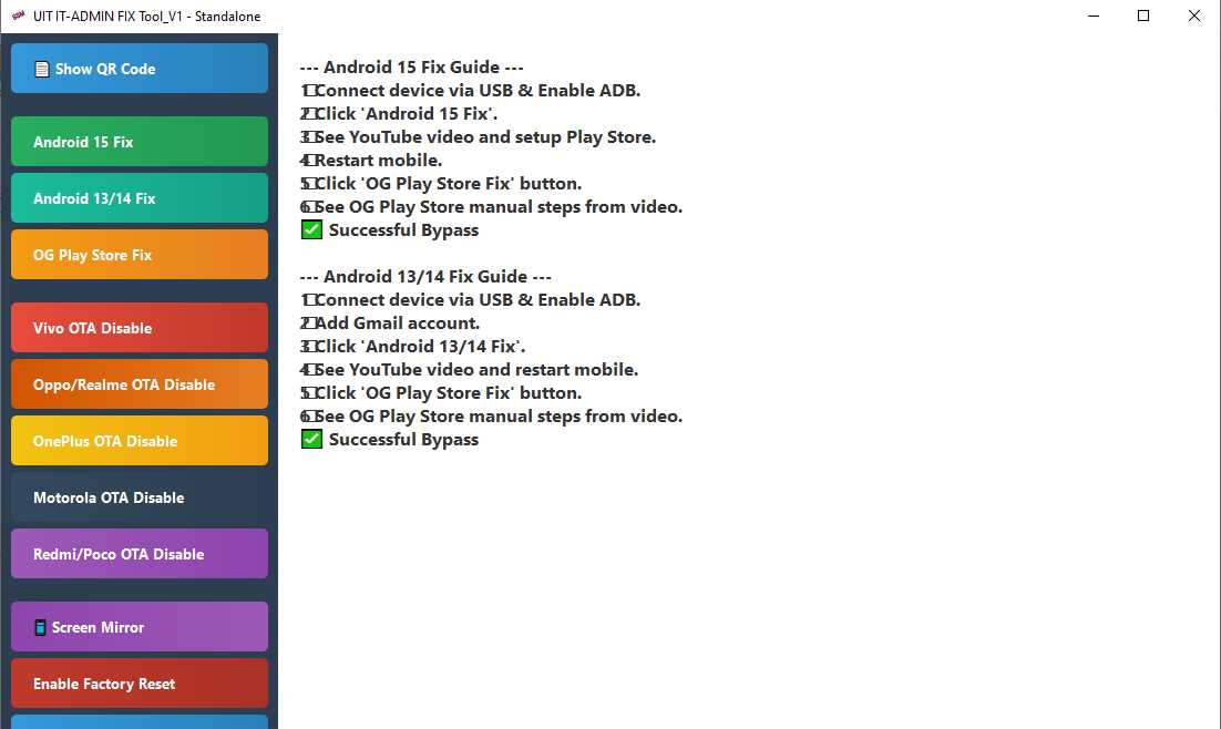 Uit it admin fix tool Uit it admin fix tool