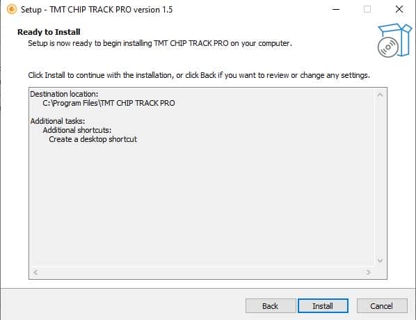 Tmt chip track pro tool