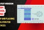 Tsm tool pro software interface for android flashing unlocking and device repair.